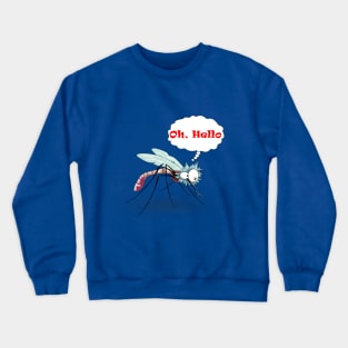 funny mosquito Crewneck Sweatshirt